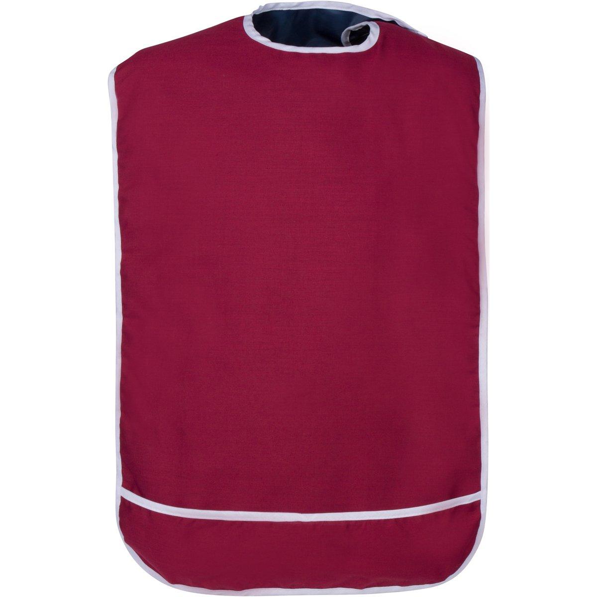 Shorewood Medical Adult Bibs, Clothing Protector- Absorbent, Waterproof. Keeps Mealtime Neat.