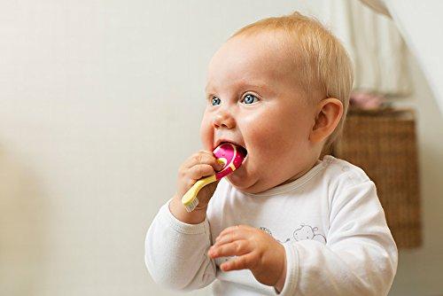 Jordan Jordan Step 1 Baby Manual Toothbrush, 0-2 Years, Extra Soft Bristles, Bpa Free Gentle To Babies. Made In Malaysia-0 Months To 24 Months Toothbrush (Blue), 1 count