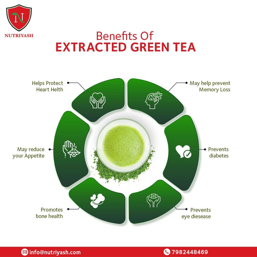 Nutriyash Nutriyash Probiotic Green Tea Lemon | 20 sachets, each sachet 2 grams, 100% Pure and Natural, Preservatives Free, Artificial Flavor Free, Sugar Free