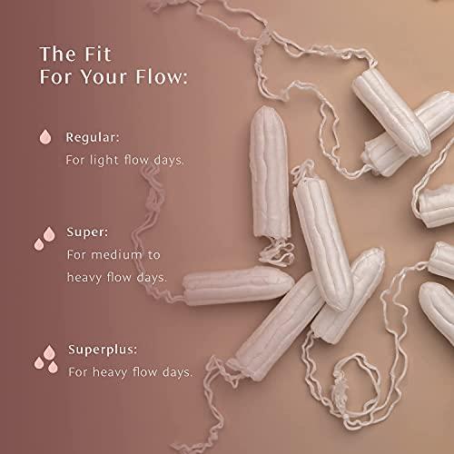 Cambio cambio 100% Organic Cotton Tampons, 16 Pieces, GOTS Certified, FDA Approved, Dermatologically Tested, Rash Free, Biodegradable (Super)