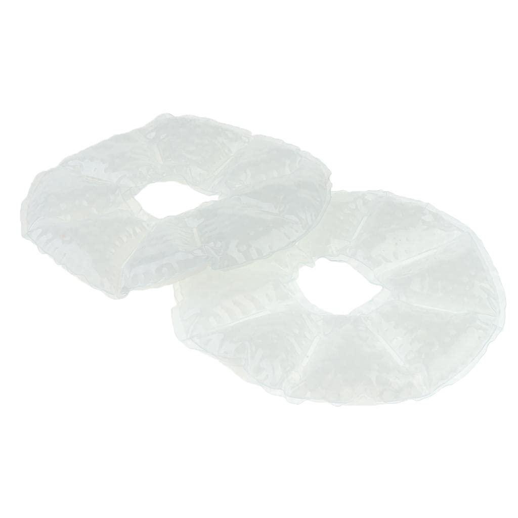 Bnf BNF 2 Pieces Big Round Thermal Gel Pads for Nursing Mothers Suitable White |Health & Beauty | Health Care | Hot & Cold Therapies | Cold & Hot Packs & Wraps