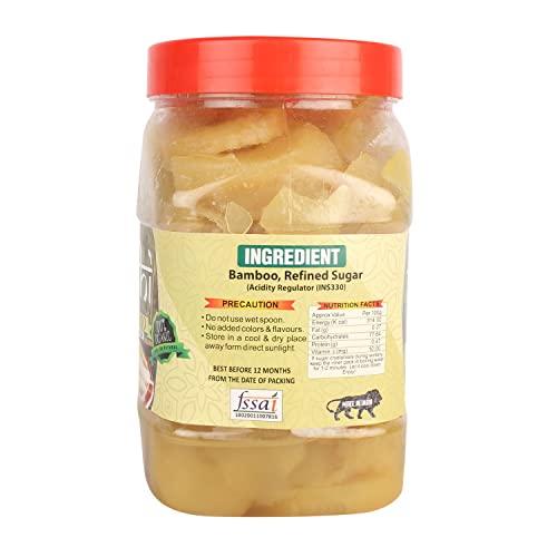 Aarohi Aarohi Organic Homemade Natural Bamboo Murabba Bans ka Murabba (900 Gram)