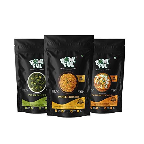 BOWLFUL BowlFul Jain Paneer Combo, 100% Natural, Ready to Eat, Freeze Dried Food
