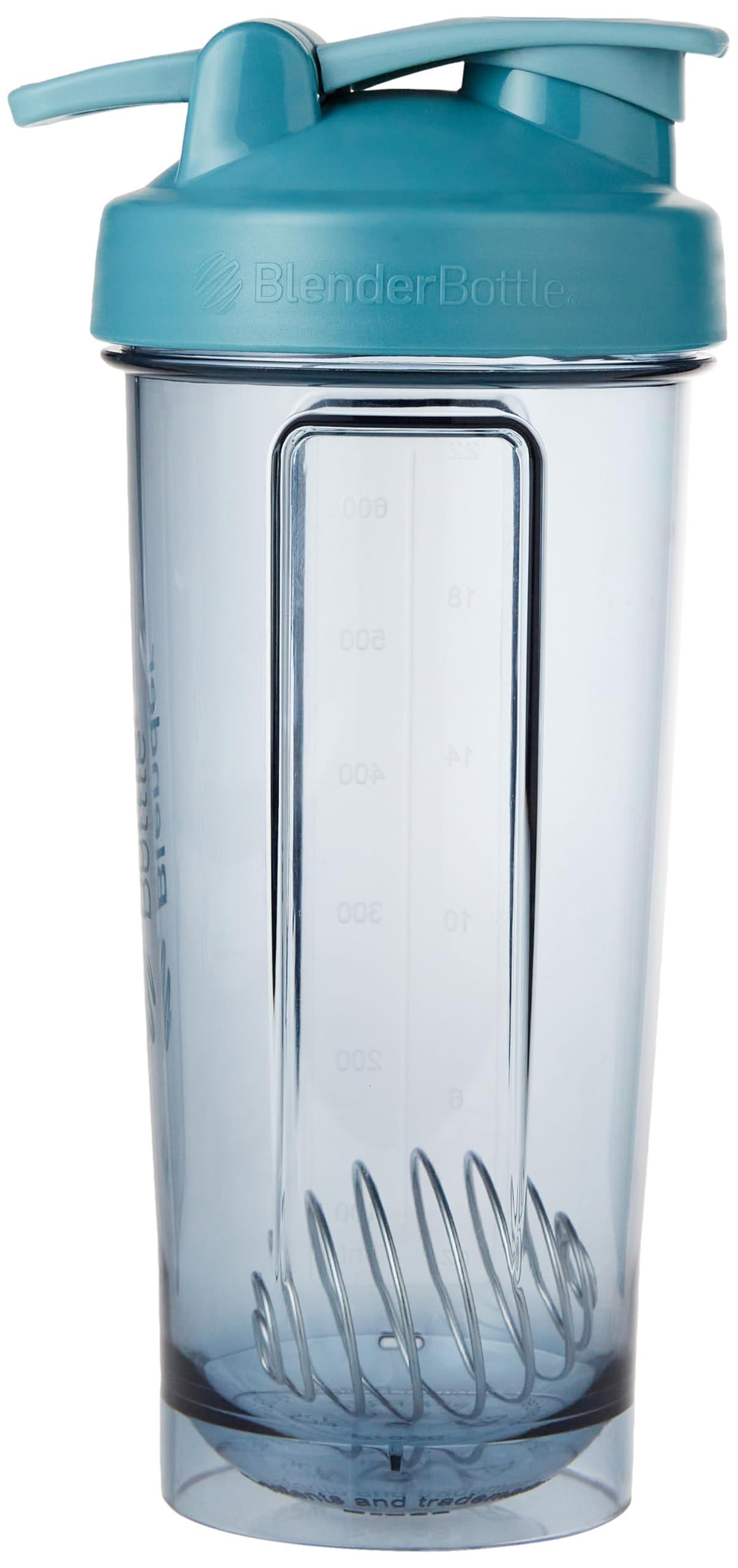 Blender Bottle BlenderBottle Shaker Bottle Pro Series Perfect for Protein Shakes and Pre Workout, 28-Ounce, Cerulean Blue