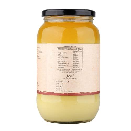 Venu Venu A2 Cow Ghee Made by Traditional Churning Bilona Method (1000ML)