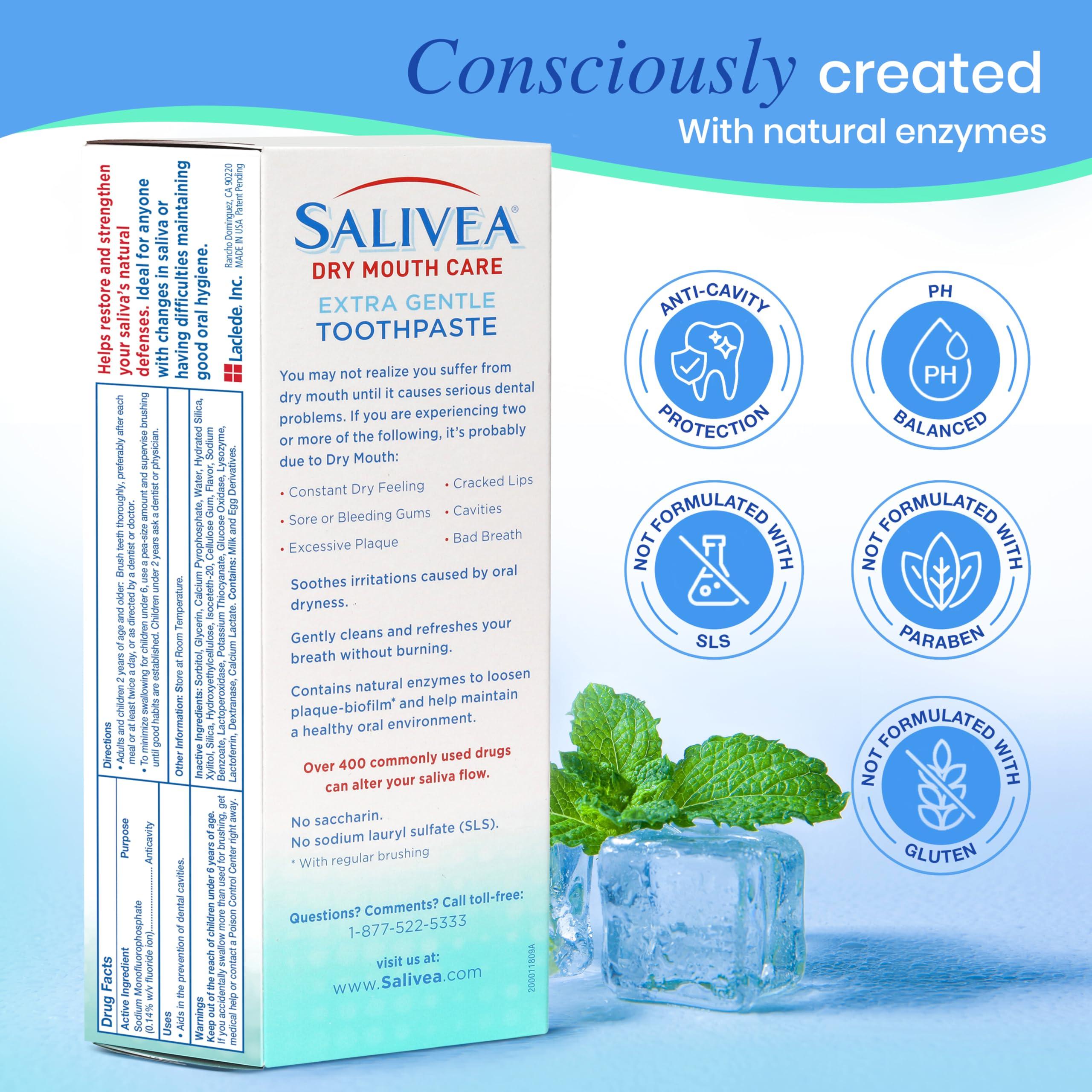 Salivea Dry Mouth Care Salivea Dry Mouth Care Salivea Dry Mouth Toothpaste With Xylitol