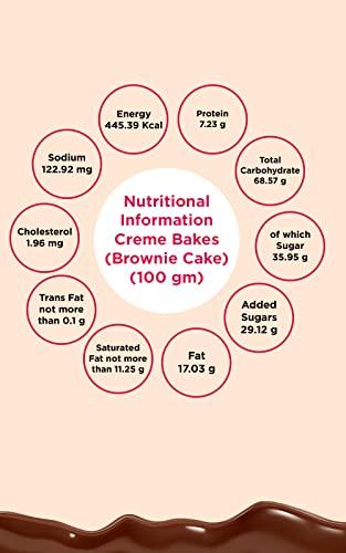 Lavian Exotique Lavian Exotique Chocolate Brownie Cakes Creme Bakes, 2 x 20 vegetarian cakes pack (40 cakes)