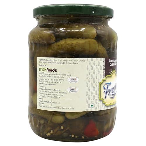 Freshos Freshos Cornichons Dill Pickle, 680 g, Green & White, Medium