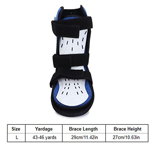 Fabater Orthopedic Walker Boot, Breathable Detachable Design Reinforced Fracture Boot for Foot Injuries(Left Foot, L)