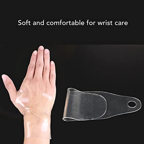 Folanda Gel Wrist Support Braces, Soft Unisex Wrist Hand Thumb Gloves, Waterproof Silicone Wrist Brace For Arthritis, Tenosynovitis, Swelling, Sprained Joint Pain and Inflammation