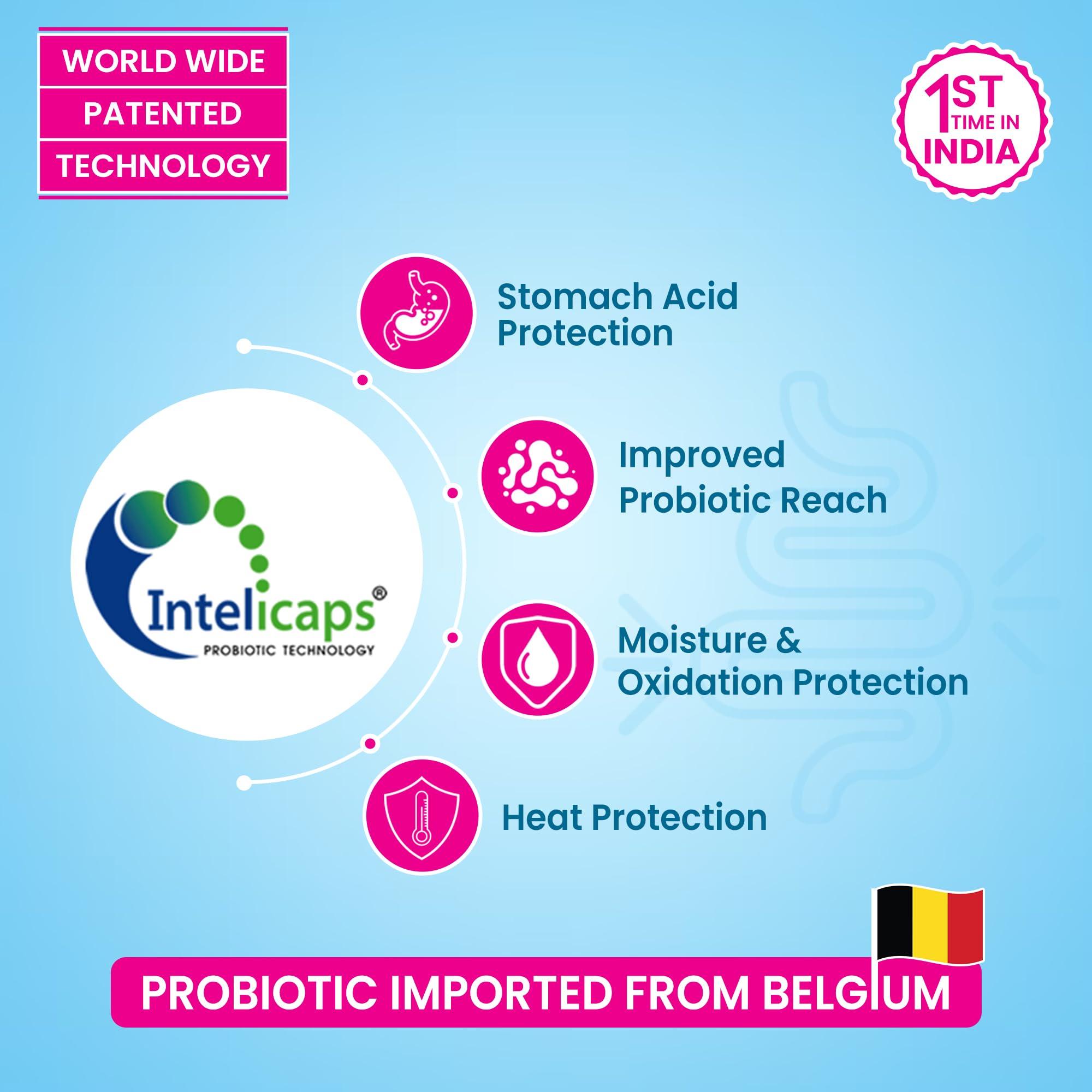 MOREPEN Morepen INTEBACT DROPS 2BN Probiotics Supplement Lactobacillus Bacteria support Gut Digestive Health & Immunity Booster for Men Women 10ML Pack