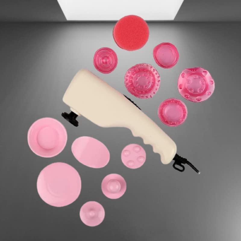 Drumstone Drumstone Atom Electric Handheld Full Body Massager with 3 Massage Heads & Variable Speed Settings for Pain Relief and Relaxation, Back, Leg & Foot,