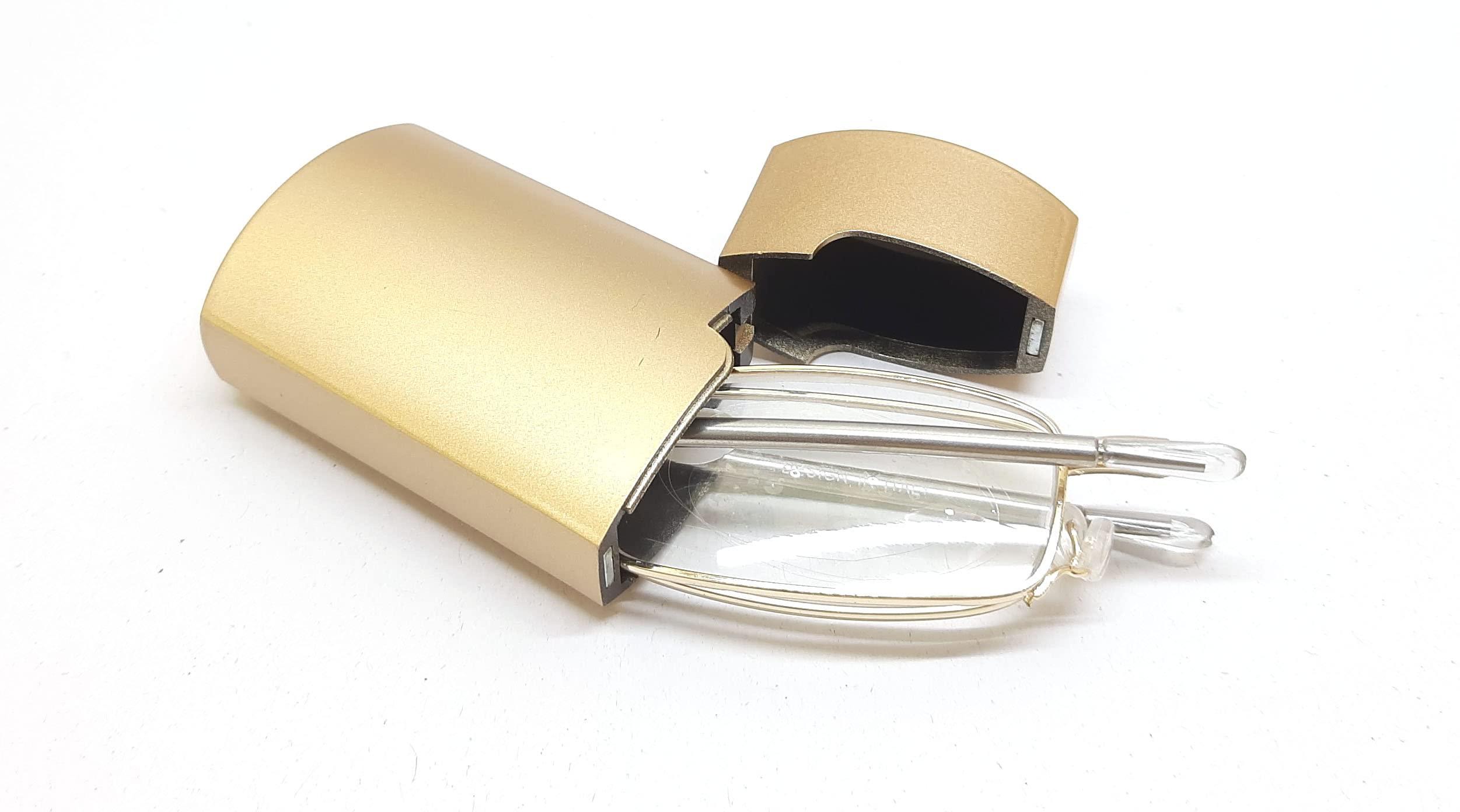 Genric Foldable Reading Glass for Men and Women +1.00 +1.25 +1.50 +1.75 +2.00 +2.25 +2.50 +2.75 +3.00 (+1.25)