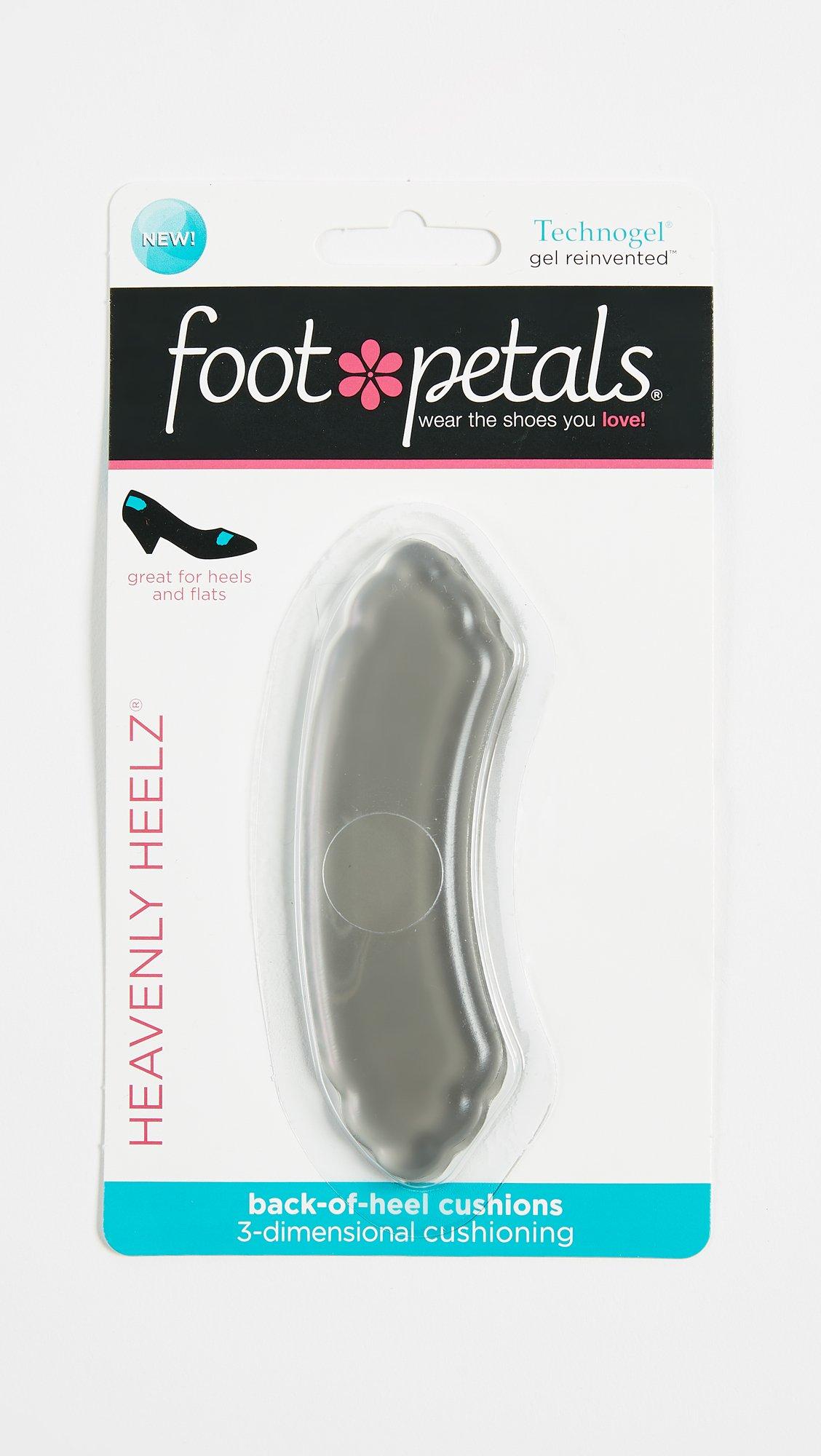 FOOT PETALS Foot Petals Women's Heavenly Heelz Back of Heel Insole, Charcoal, Medium/One Size M US