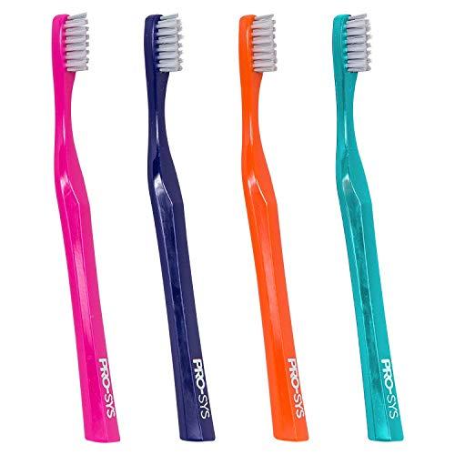 Pro-Sys PRO-SYS® Junior Toothbrush - Tapered Bristles, Pack of 4.