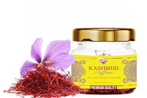 AKD MASALA AKD MASALA Pure Kasmiri Safforn/Kesar with purity, Quality, Natural & Untouched, Grade A++ Kashmiri kesar, (1Gm, pack of 5)