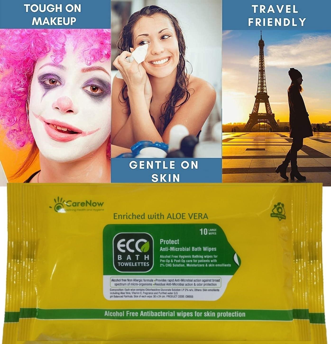 ECO PROTECT ECO PROTECT SKIN ANTISEPTIC WIPES PACK OF 100 WIPES
