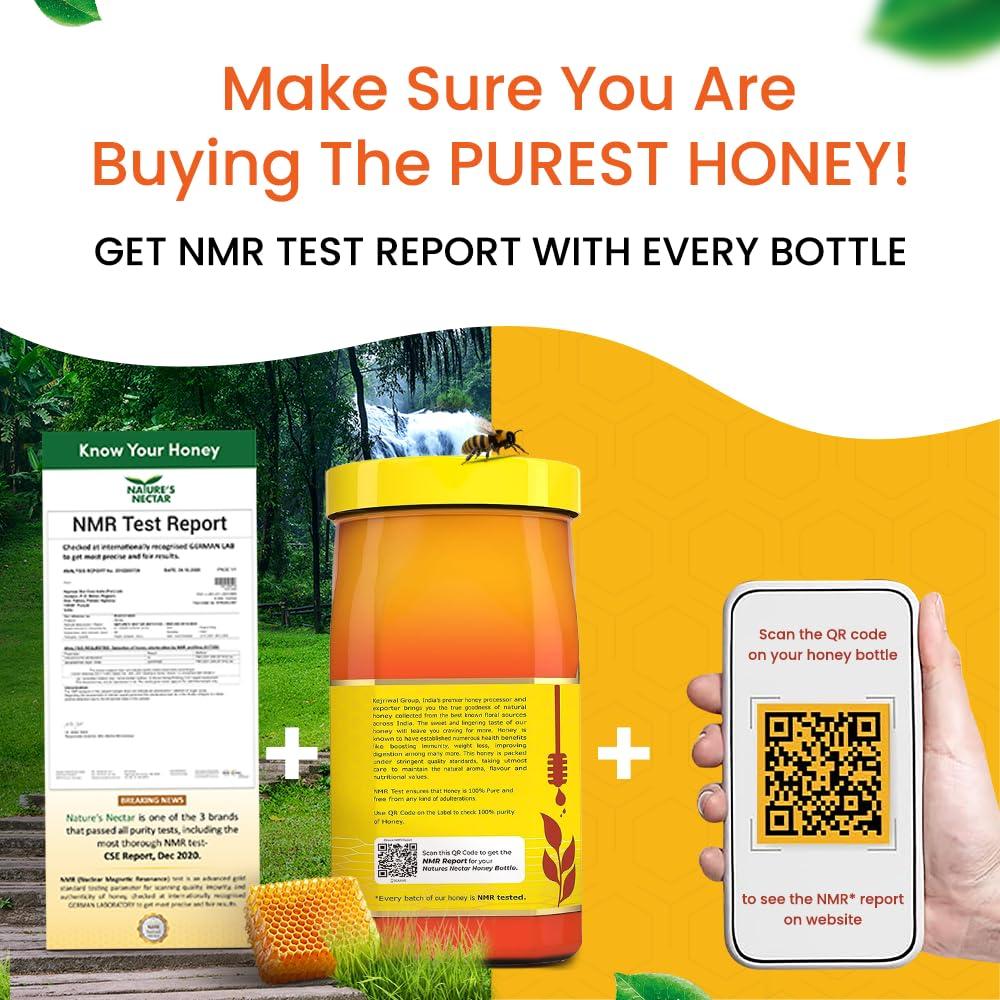 Nature's Nectar Nature's Nectar Pure Honey 1kg | 100% Pure NMR Tested Honey