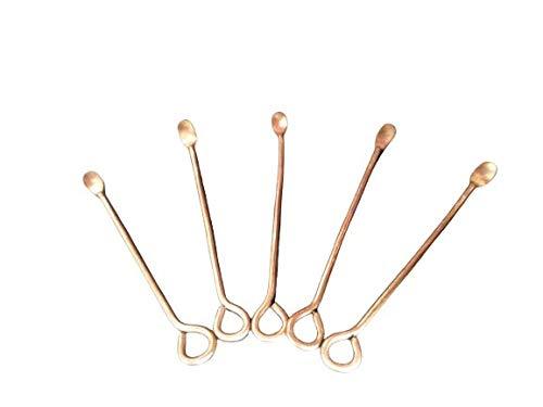 YA DEVAKI YA DEVAKI Copper Ear, Ear Wax Cleaner, Ear Wax Remover, Traditional Made Copper Ear Cleaner - Pack of 5