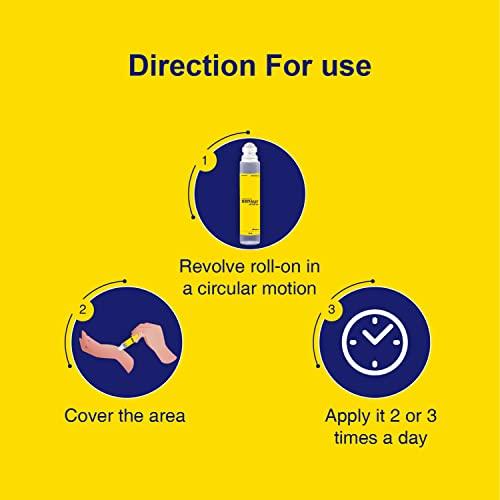 Sensur Sensur Natural and Ayurvedic Pain Relief Oil Roll On, 10ml (New Pack of 10) | Fast Relief All Pains, One solution