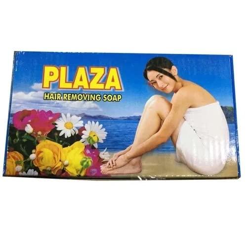 Dhanvi Trading Co. Plaza Hair Removal Soap For Men & Women | Baal Saaf Karne Ka Sabun | Pack of 40