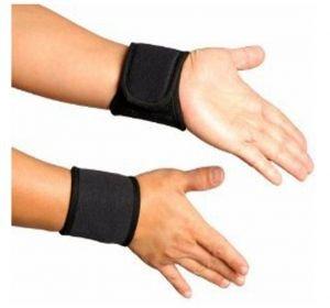 TIMA Tima Sweatband Wrist Band/Wrist Support for Gym and Sports Activities Pack of 2