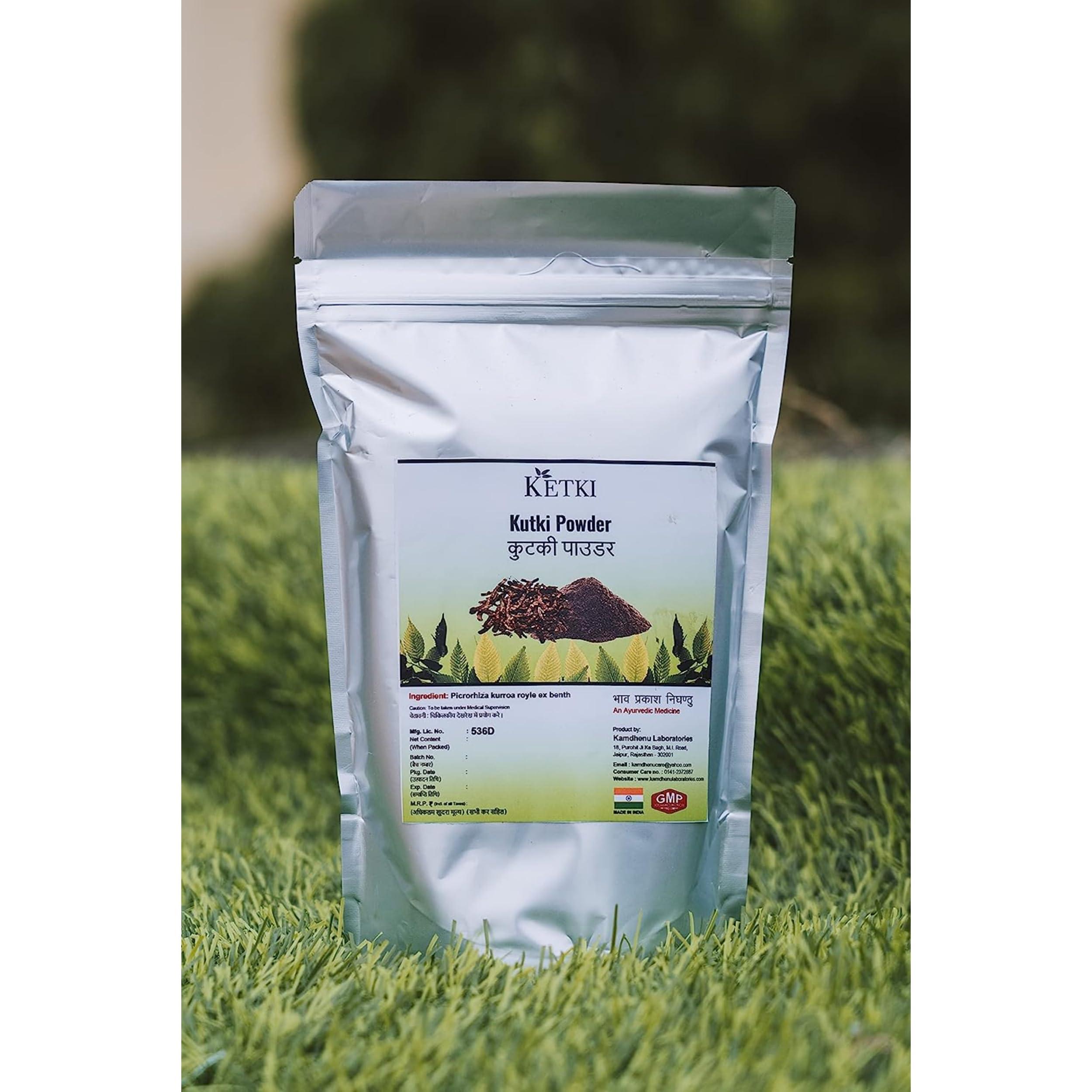 KETKI Ketki Kutki Powder | Picrorhiza Kurroa | Liver Health and Detox| Katuki powder For Digestion 250 grams