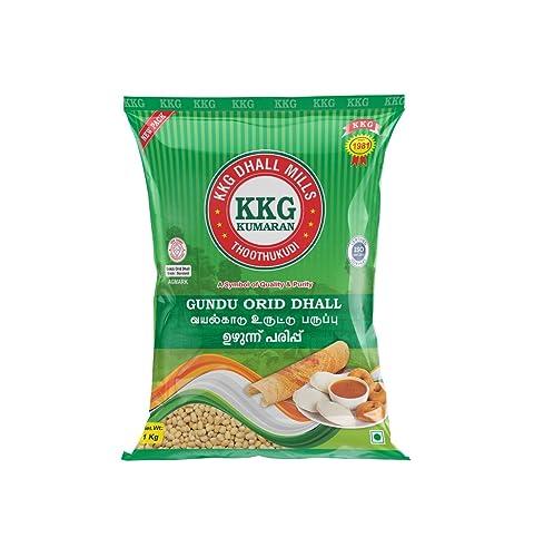 KKG KUMARAN KKG KUMARAN KKG Gundu Orid Dhall/Urad Dhall 100% natural,no added Preservative 1 kg (pack of 1)
