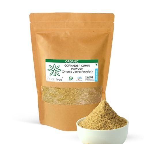 Pure Tree Pure Tree Certified Organic Coriander Cumin Powder | Dhanajiru | 100 g | Dhaniya Jeera | Dhana Jeera | Blend of Cumin Coriander Mixed Spices masala powder