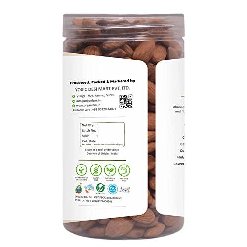 Organizm Organizm Healthy Cashew Almonds & Pista Nuts With High Fiber Gluten Free Organic Dry Fruits For Immunity Booster Kaju Badam (Cashew + Almonds)