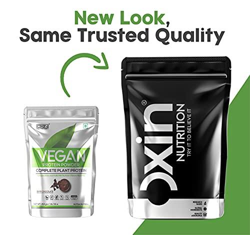 Oxin Nutrition Oxin Nutrition Vegan Plant Protein Isolate 25g Clean Protein For Men & Women Complete Amino Acid Profile 100% Vegan Lactose Free Gluten Free (Dark Chocolate 1lb / 454g)