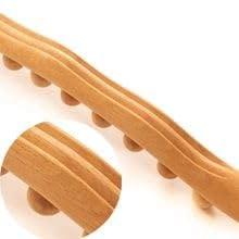 Kruvad Kruvad Gua Sha Stick Massage Wooden Stick for Shoulder Neck Arms Carbonized Wood Massage Tool