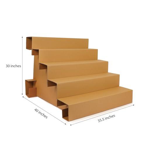 Cycle Cycle Om Shanthi 5-Step Golu Stand Foldable for Navratri | Doll Stand for Golu Dolls | Golu Steps for Dusshera |Eco-friendly Kolu Padi | Do It youself (DIY) Golu Padi | 95cmX90cmX95cm (LBH) Pure