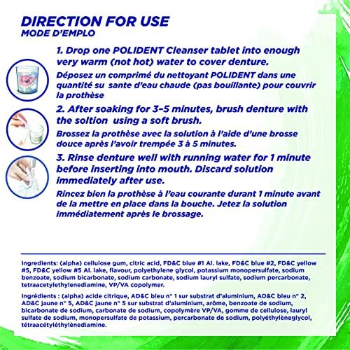 Polident Polident Denture Cleanser, 3 Minute, 40 tablets