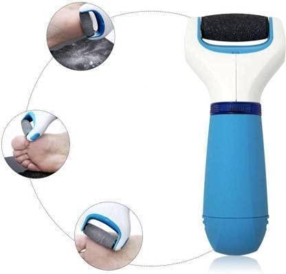 RENUMAX RENUMAX Best-Foot scrubber||Cracked Heels Pedicure||Dead skin Remover of Feet Massager||Callus Remover Perfect Electronic Dry Foot File||Coarse roller head||with diamond crystals (4)