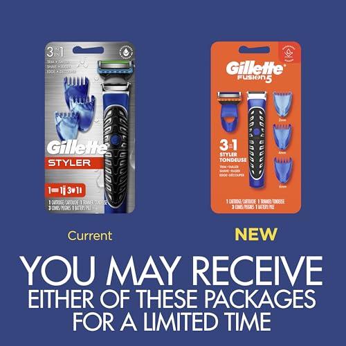 Gillette Gillette All Purpose Styler: Battery Powered Beard Trimmer, Men's Razor & Edger - Fusion Razors For Men/Styler
