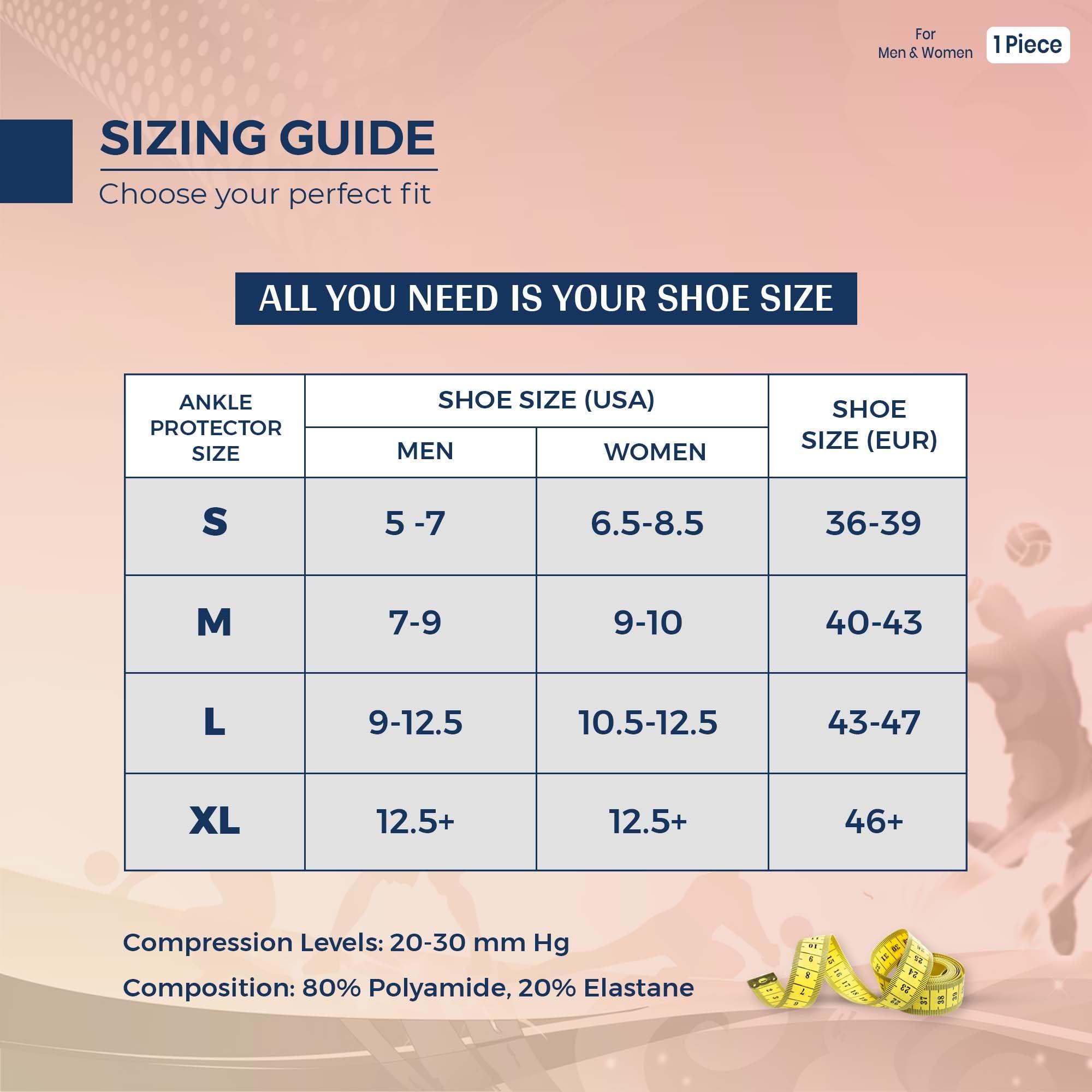 Sorgen Sorgen Plastic Ankle Support For Pain Relief|Ankle Brace For Achilles Tendonitis Support|It\'s A Pain Terminator Socks For Stability, & Recovery|Ankle Protection Sleeve For Women & Men (Medium)