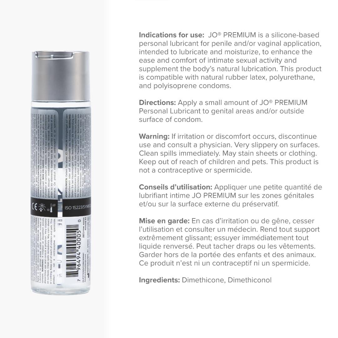 JO System Jo Personal Silicone Lubricant 4.5 oz/133 ml