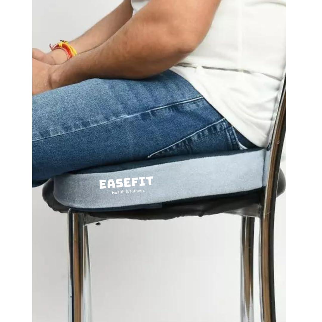 EASEFIT EASEFIT Orthopedic Coccyx Cushion Tailbone Support & Sciatica Pain Relief Hip Support Tailbone Pain Relief,Coccyx Seat Cushion (Blue, Pu Moulded Foam)