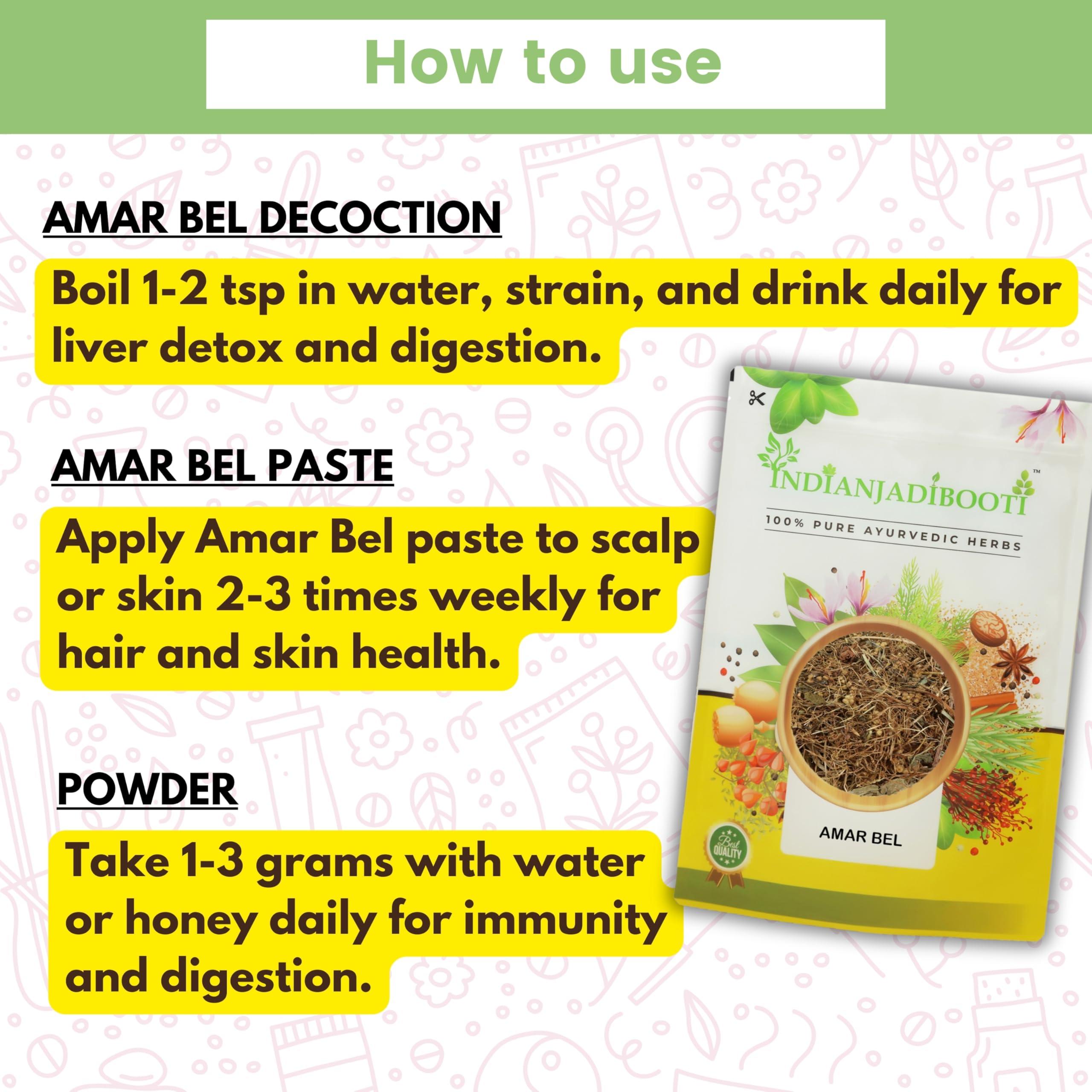 IndianJadiBooti IndianJadiBooti Amar Bel - Amarbel - Akash Bel - Afteeyun - Aftimoon - Dodder - Cuscuta Reflexa, 400 Grams