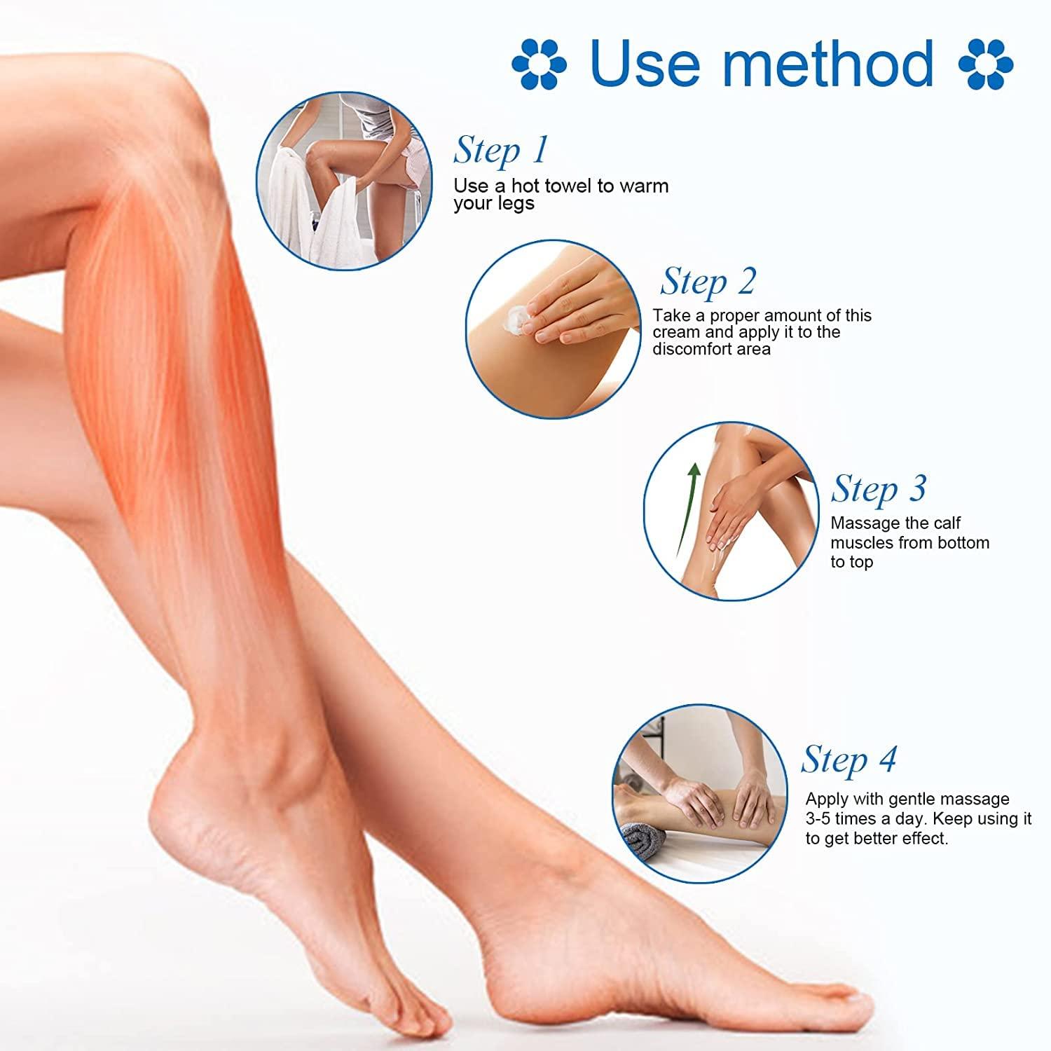 BOXANIA Boxania® Varicose Veins Cream, Soothing Leg with Natural Ingredients, Improves Blood Circulation of Spider Veins, Improve Pain of Legs - 50g