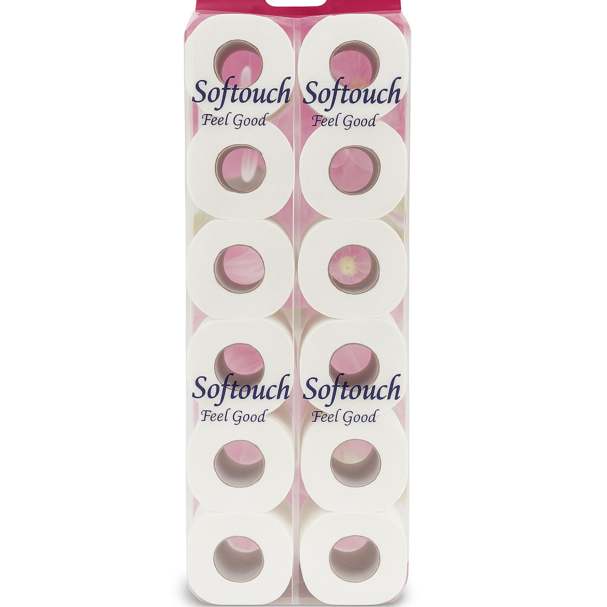 Softouch Softouch 3 Ply Premium Toilet Tissue Paper Roll 12 Rolls