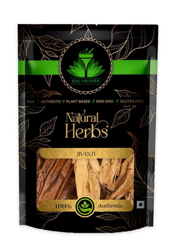SAI HERBS SAI HERBS Jivanti - Jiwanti - Jivanthi - Leptadenia Reticulata - Holostemma Adakodien - Pure & Natural (100 Grams)