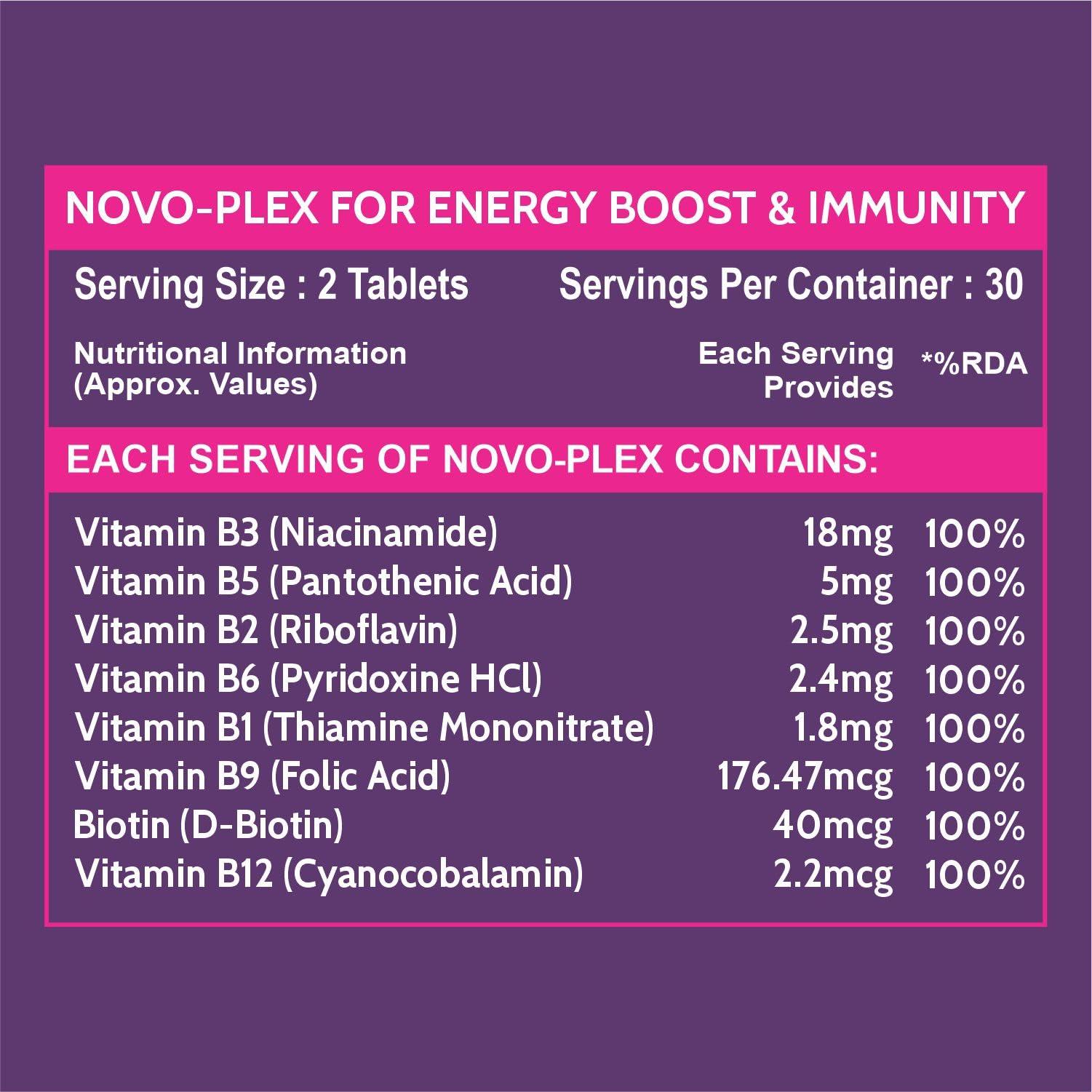 Carbamide Forte Carbamide Forte Vitamin B-Complex Tablets- 120 Vegetarian Tablets & Carbamide Forte Fish Oil with Multivitamin and Omega 3 1000mg Capsules- 60 Softgel Capsules