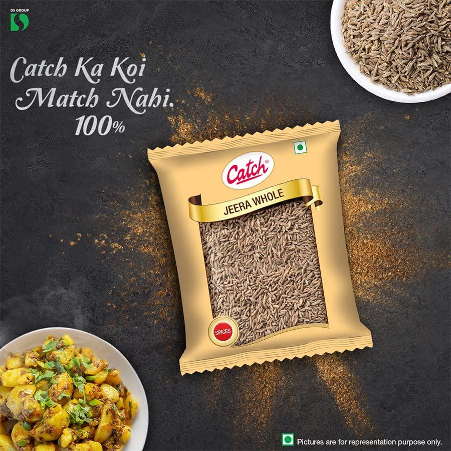 catch Catch Cumin Whole | Jeera Whole, 200g & Catch Rock Salt | Pink Rock Salt Premium | Sendha Namak 1 Kg