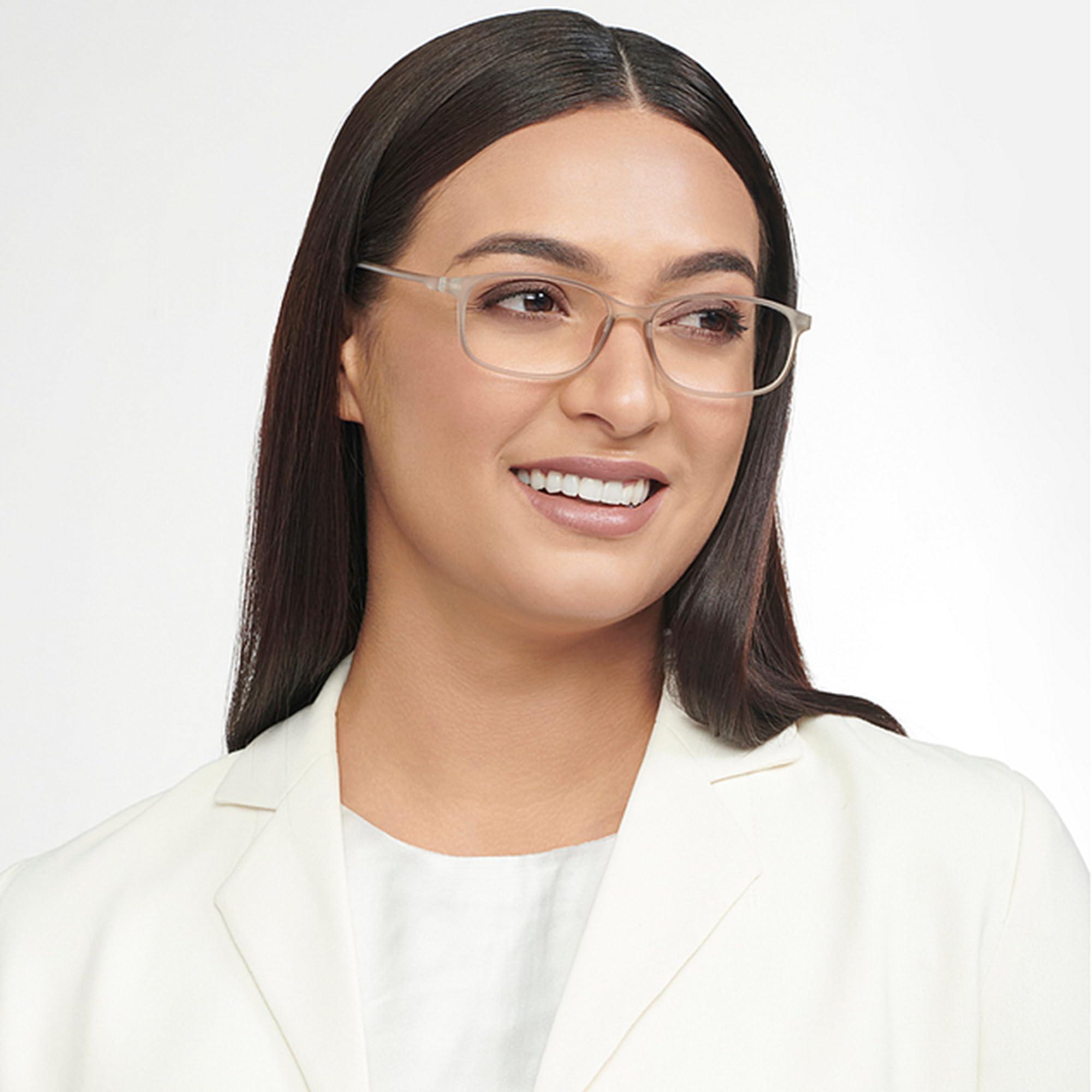 LENSKART PLUS Lenskart READERS | Grey Rectangular Full Rim Reading Eyeglasses | For Men & Women | For 1.5 Power | LR E13698