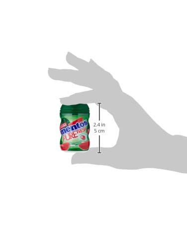 Mentos Mentos Pure Fresh Sugar Free Chewing Gum WaterMelon Flavour 20g Pack Of 3 (Imported)