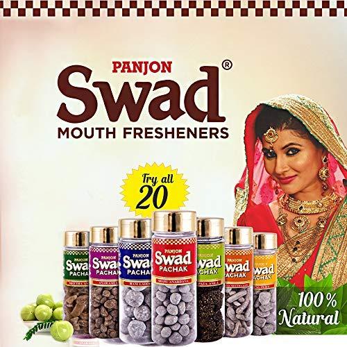 Panjon Swad Panjon Swad Digestive Toffee, Banarasi Paan, Shahi Navratan, Calcutta Paan Masala Mukhwas,50 Candy Pack,4 Units
