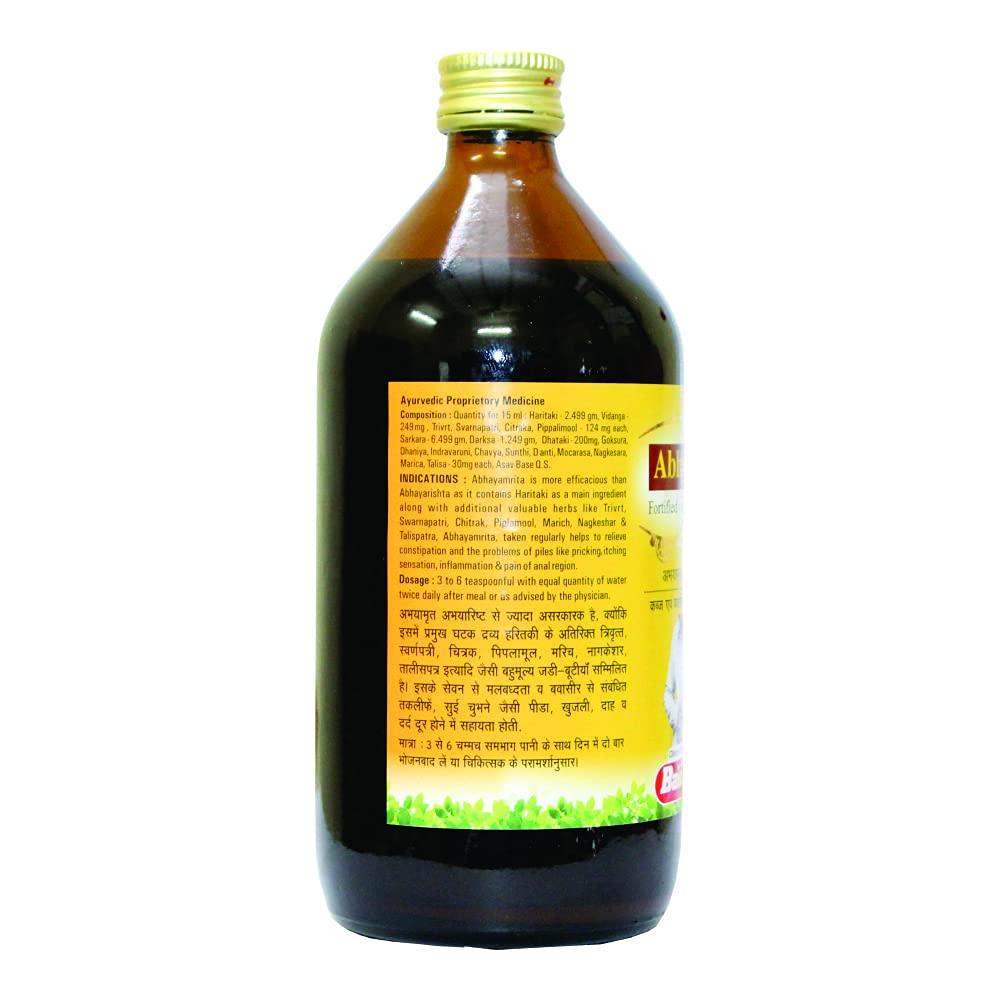Baidyanath Baidyanath Abhayamrita Syrup Natural Constipation Relief Tonic - 450 ml