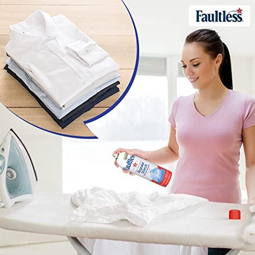 Faultless Faultless Instant fabric stiffener spray for clothes | Wrinkle free instantly | Linen Clothes & Sarees | For All Types Of Clothes | Pack of 01 |